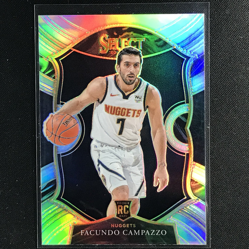 2020-21 Select Facundo Campazzo Concourse Rookie Silver Prizm No 83