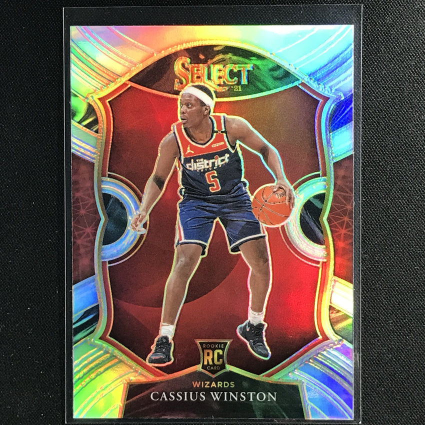 2020-21 Select Cassius Winston Concourse Rookie Silver Prizm No 96