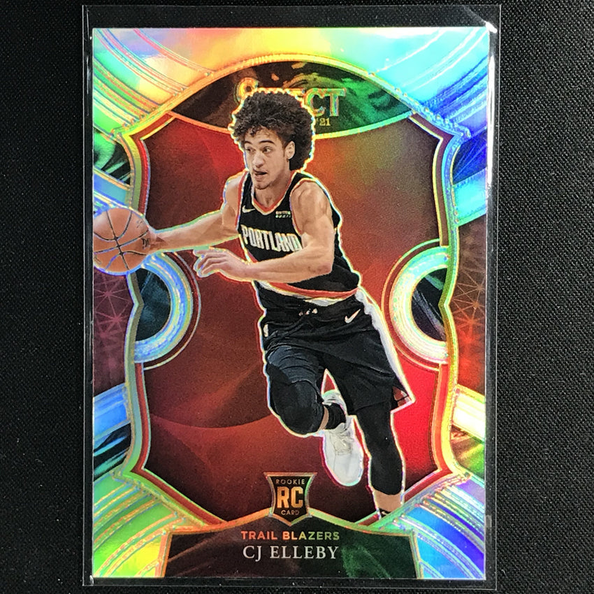 2020-21 Select Cj Elleby Concourse Rookie Silver Prizm No 100