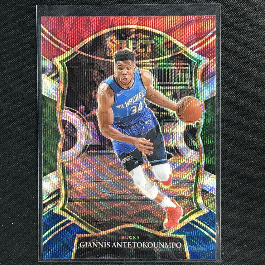 2020-21 Select Giannis Antetokounmpo Concourse Tri-color No 54