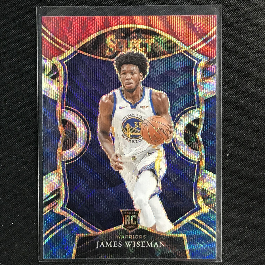 2020-21 Select James Wiseman Concourse Rookie Tri-color No 62