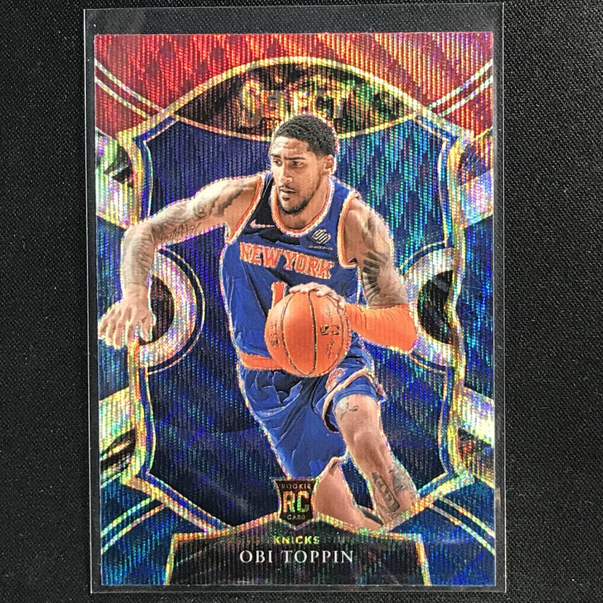 2020-21 Select Obi Toppin Concourse Rookie Tri-color No 68
