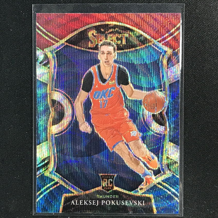 2020-21 Select Aleksej Pokusevski Concourse Rookie Tri-color No 77