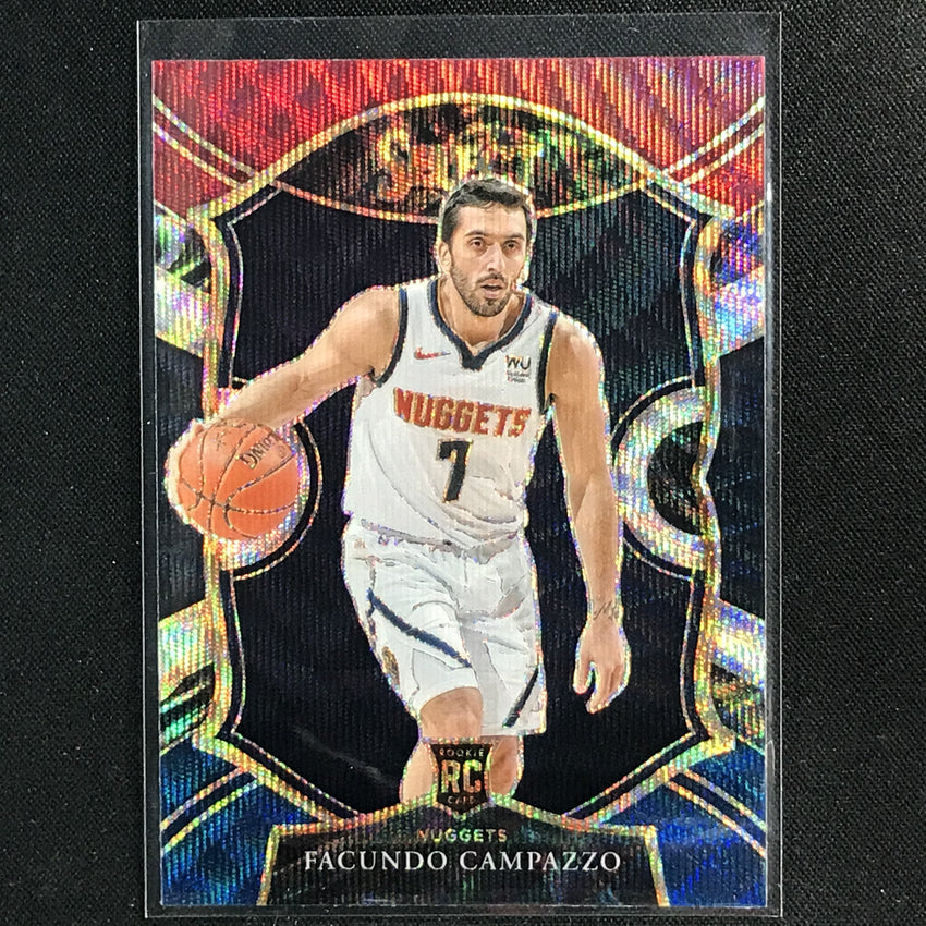 2020-21 Select Facundo Campazzo Concourse Rookie Tri-color No 83