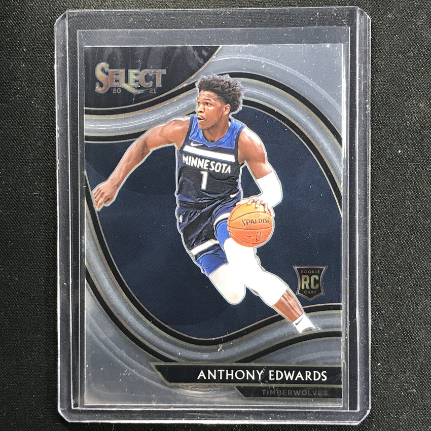 2020-21 Select Anthony Edwards Courtside Rookie Base No 300