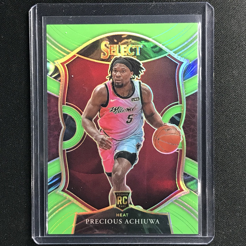 2020-21 Select Precious Achiuwa Concourse Rookie Neon Green 46/75