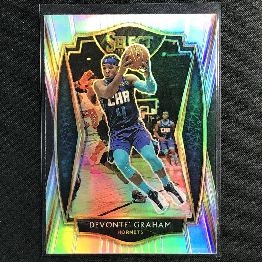 2020-21 Select Devonte Graham Premier Level Silver Prizm No 102