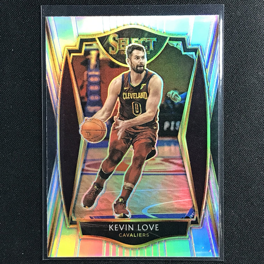2020-21 Select Kevin Love Premier Level Silver Prizm No 104