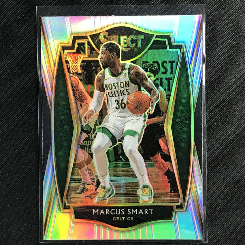 2020-21 Select Marcus Smart Premier Level Silver Prizm No 111