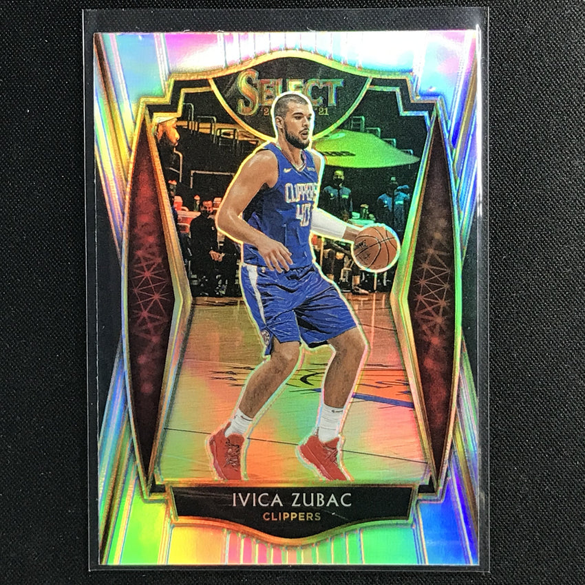 2020-21 Select Ivica Zubac Premier Level Silver Prizm No 112