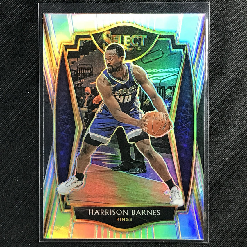 2020-21 Select Harrison Barnes Premier Level Silver Prizm No 123