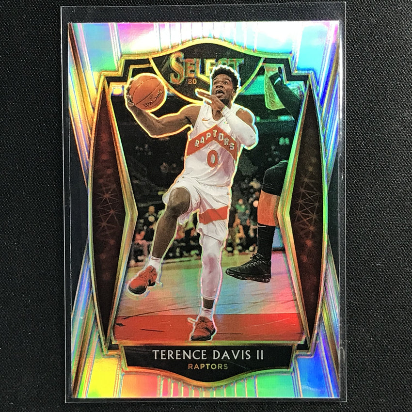 2020-21 Select Terence Davis Ii Premier Level Silver Prizm No 125