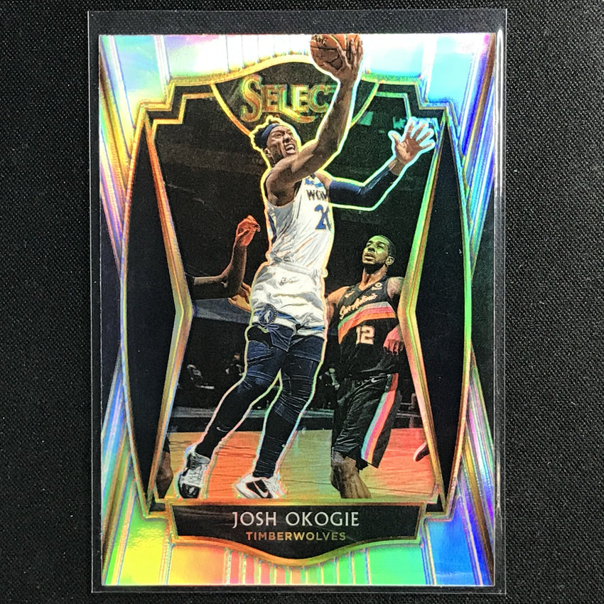 2020-21 Select Josh Okogie Premier Level Silver Prizm No 144