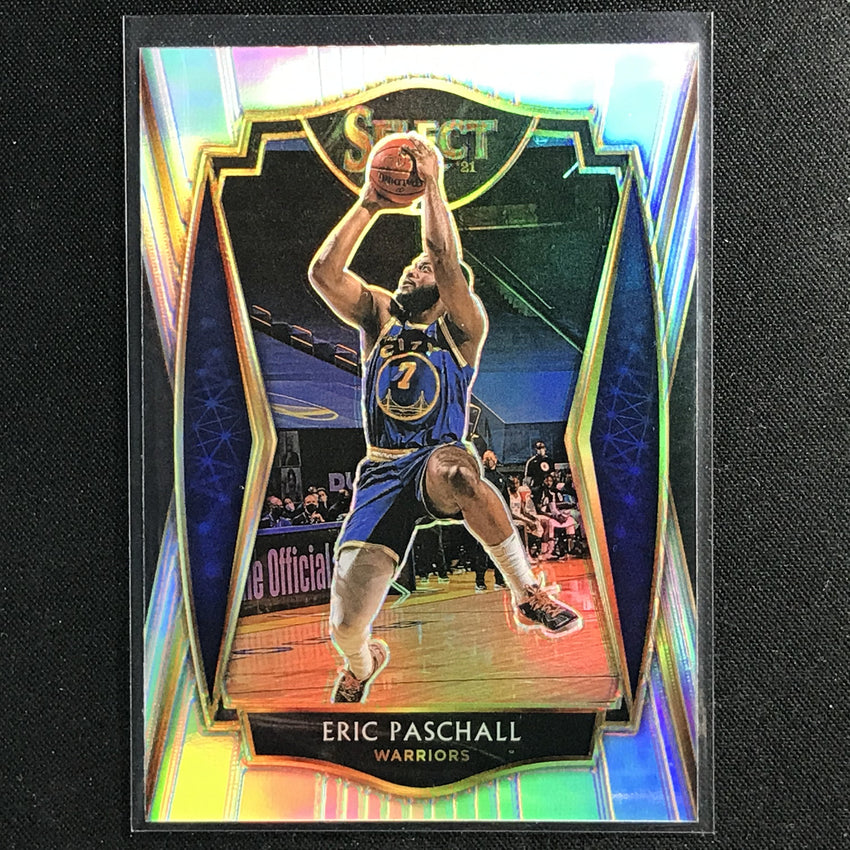 2020-21 Select Eric Paschall Premier Level Silver Prizm No 158