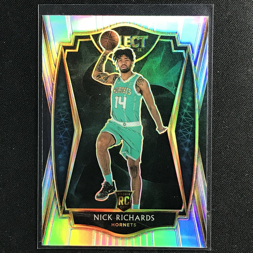 2020-21 Select Nick Richards Premier Level Rookie Silver Prizm No 167