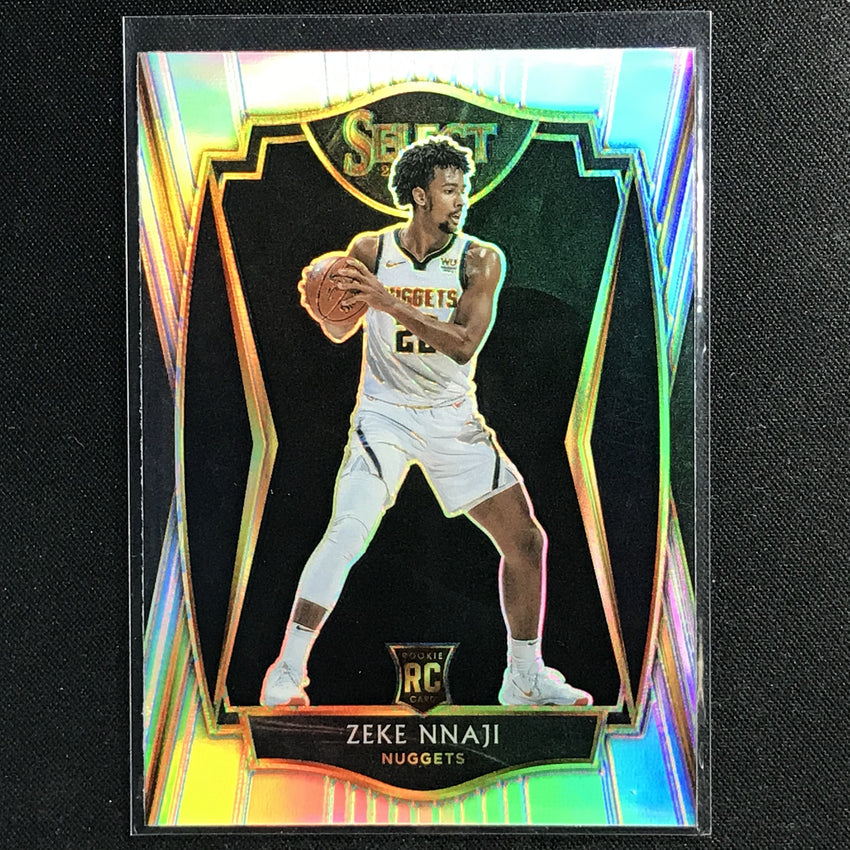 2020-21 Select Zeke Nnaji Premier Level Rookie Silver Prizm No 194