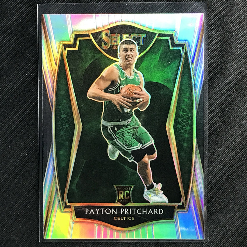 2020-21 Select Payton Pritchard Premier Level Rookie Silver Prizm No 196
