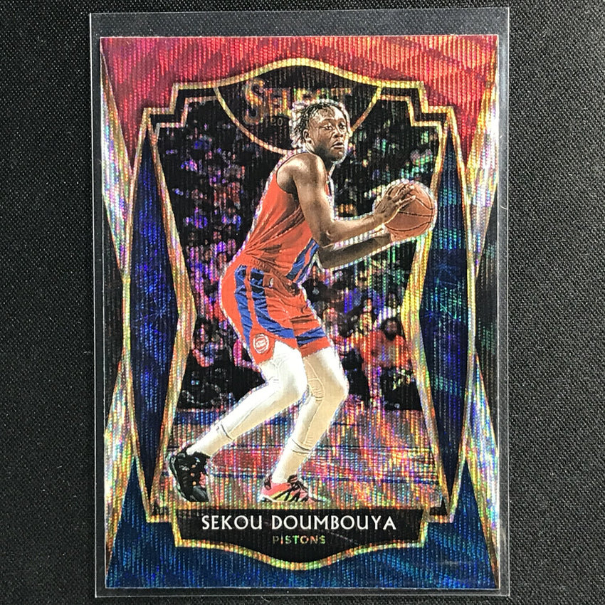 2020-21 Select Sekou Doumbouya Premier Level Tri-color No 107