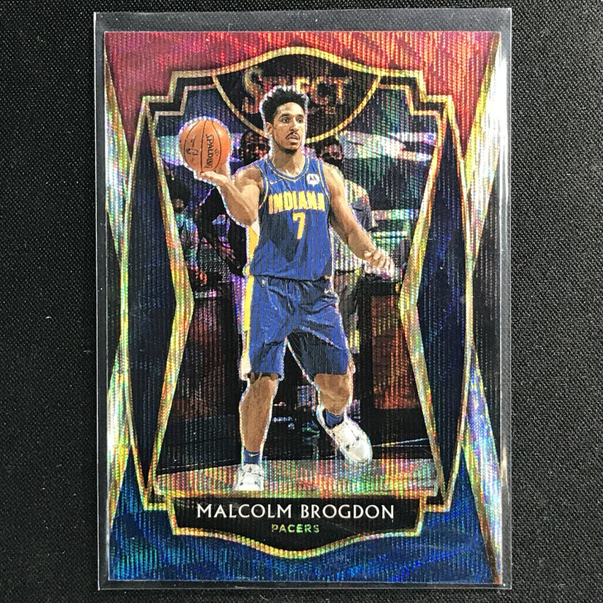 2020-21 Select Malcolm Brogdon Premier Level Tri-color No 110