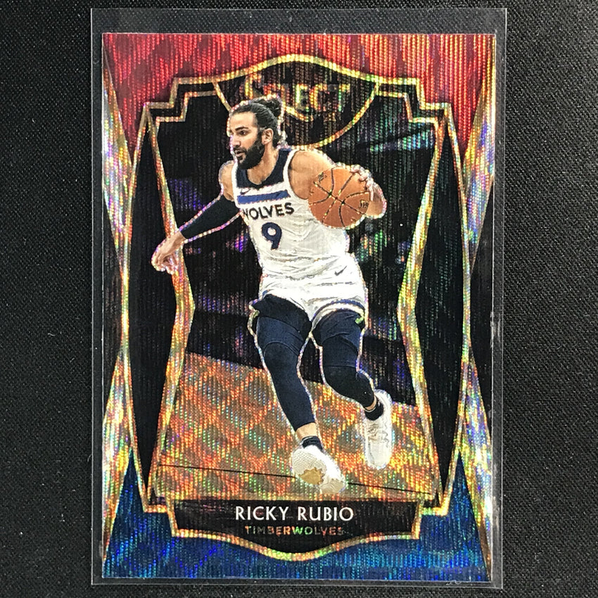 2020-21 Select Ricky Rubio Premier Level Tri-color No 133