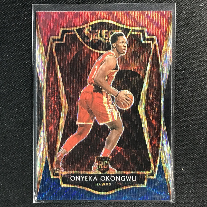 2020-21 Select Onyeka Okongwu Premier Level Rookie Tri-color No 186