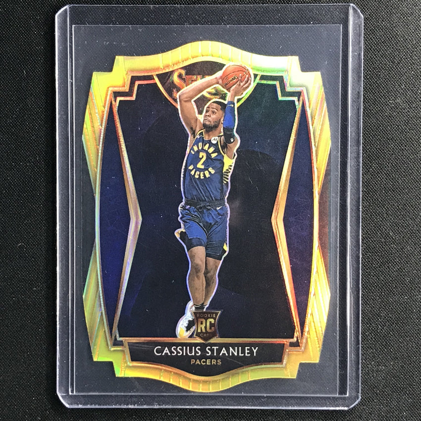 2020-21 Select Cassius Stanley Premier Level Rookie Gold Die-cut 3/10