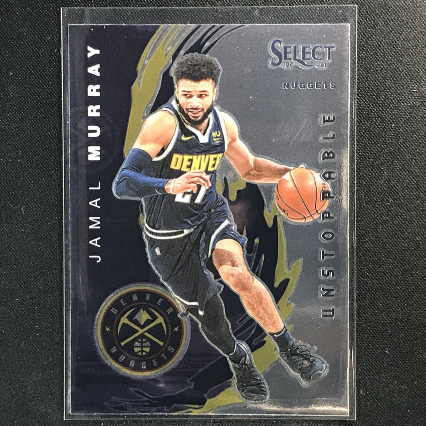 2020-21 Select Jamal Murray Unstoppable Insert Base No 1