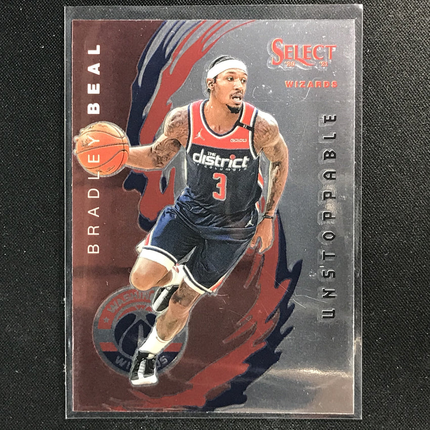 2020-21 Select Bradley Beal Unstoppable Insert Base No 13
