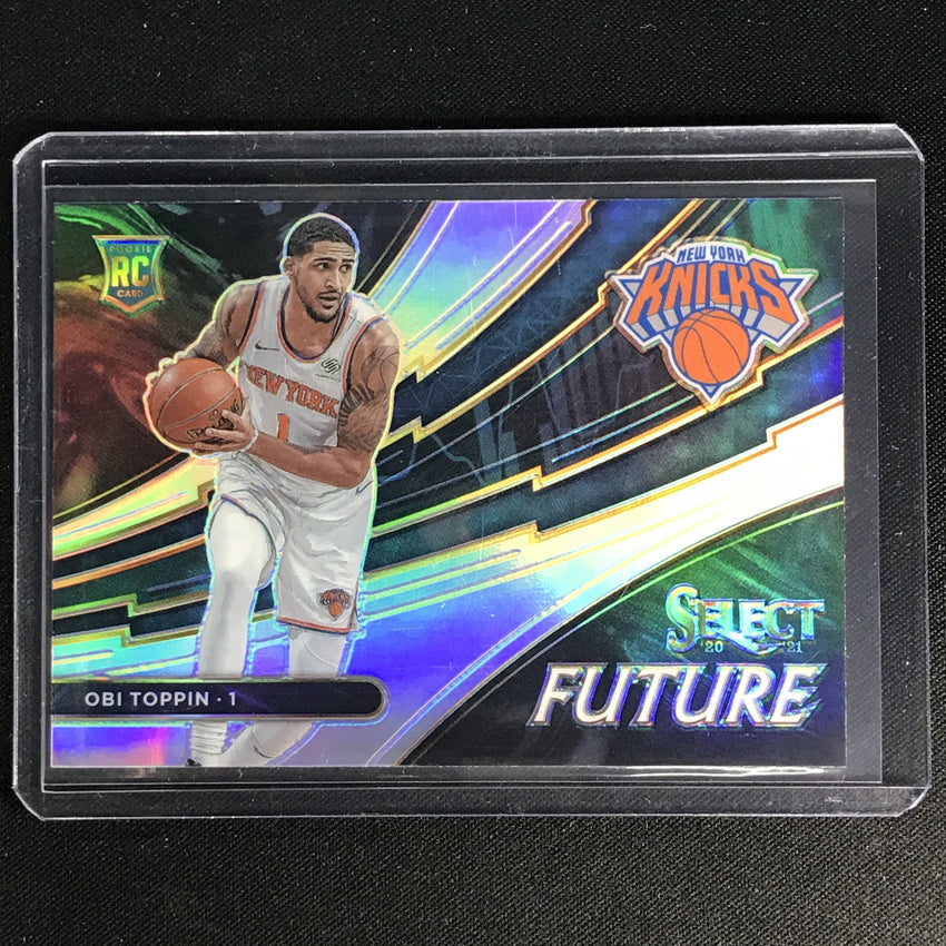 2020-21 Select Obi Toppin Future Rookie Insert Prizm Silver No 23
