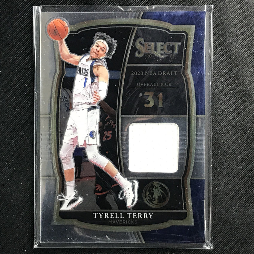 2020-21 Select Tyrell Terry Draft Selections Rookie Memorabilia Jersey No Ter C