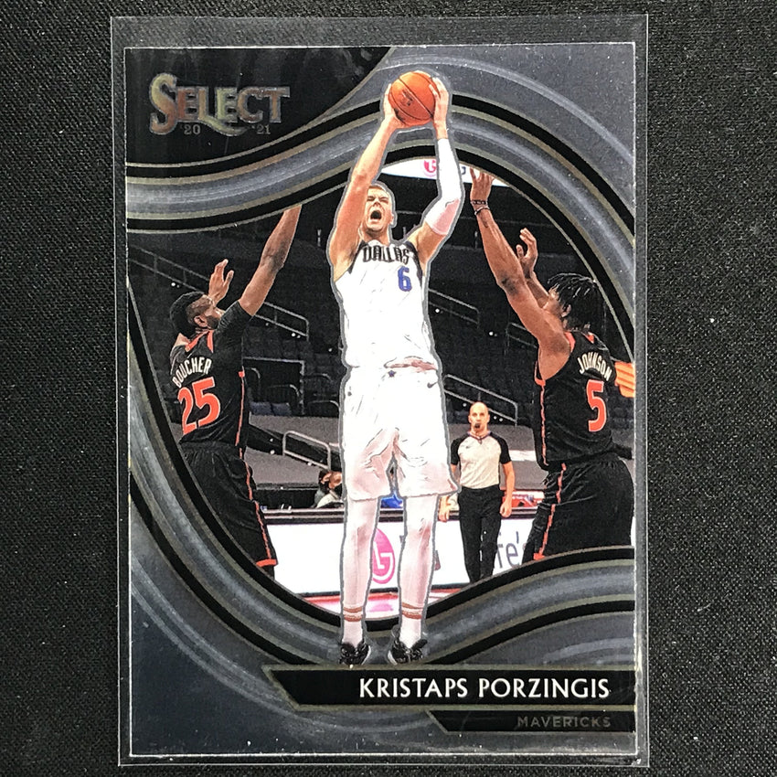 2020-21 Select Kristaps Porzingis Courtside Base No 244