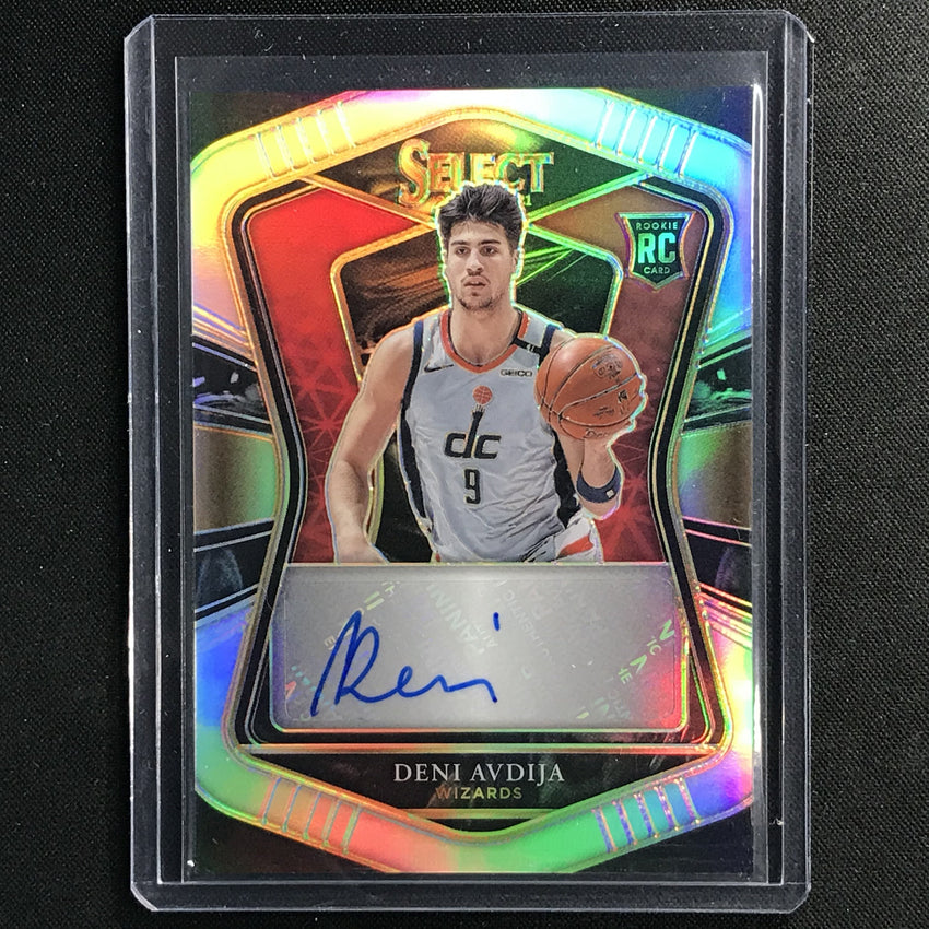 2020-21 Select Deni Avdija Rookie Signatures Auto Silver 28/249