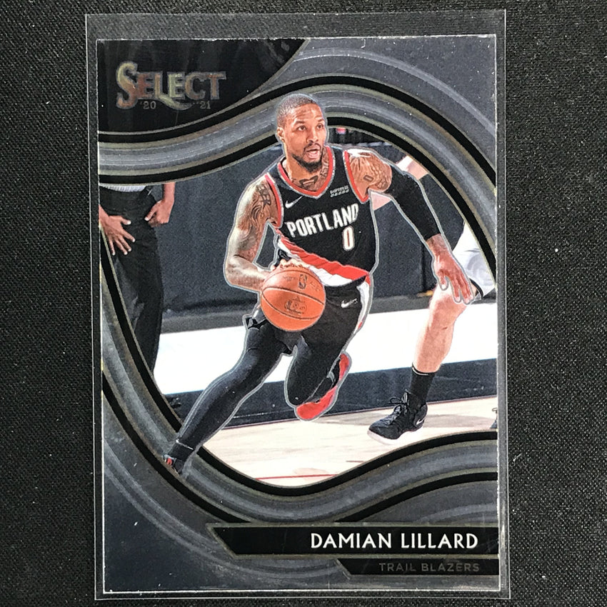 2020-21 Select Damian Lillard Courtside Base No 248