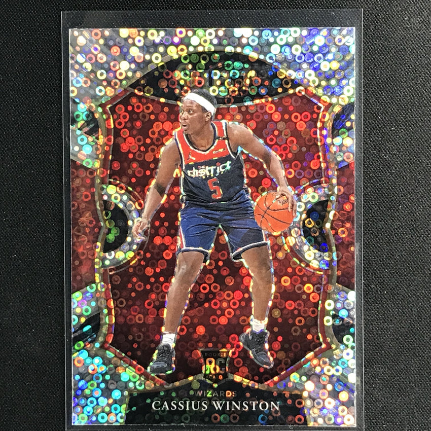 2020-21 Select Cassius Winston Concourse Rookie Disco Silver No 96