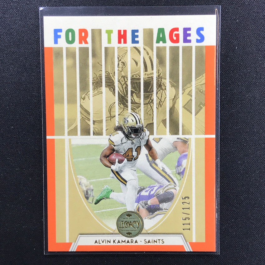 2022 Legacy Alvin Kamara For The Ages Orange 115/125