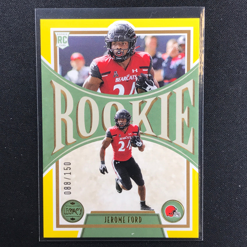 2022 Legacy Jerome Ford Rookie Yellow 88/150