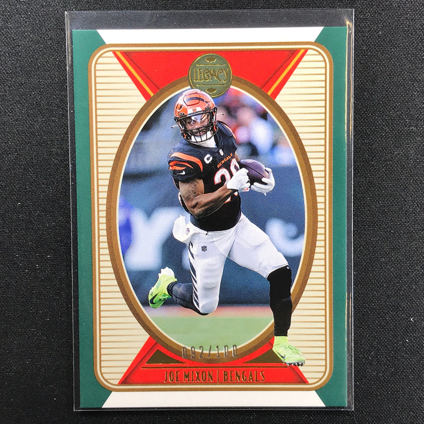2022 Legacy Joe Mixon Green 92/100