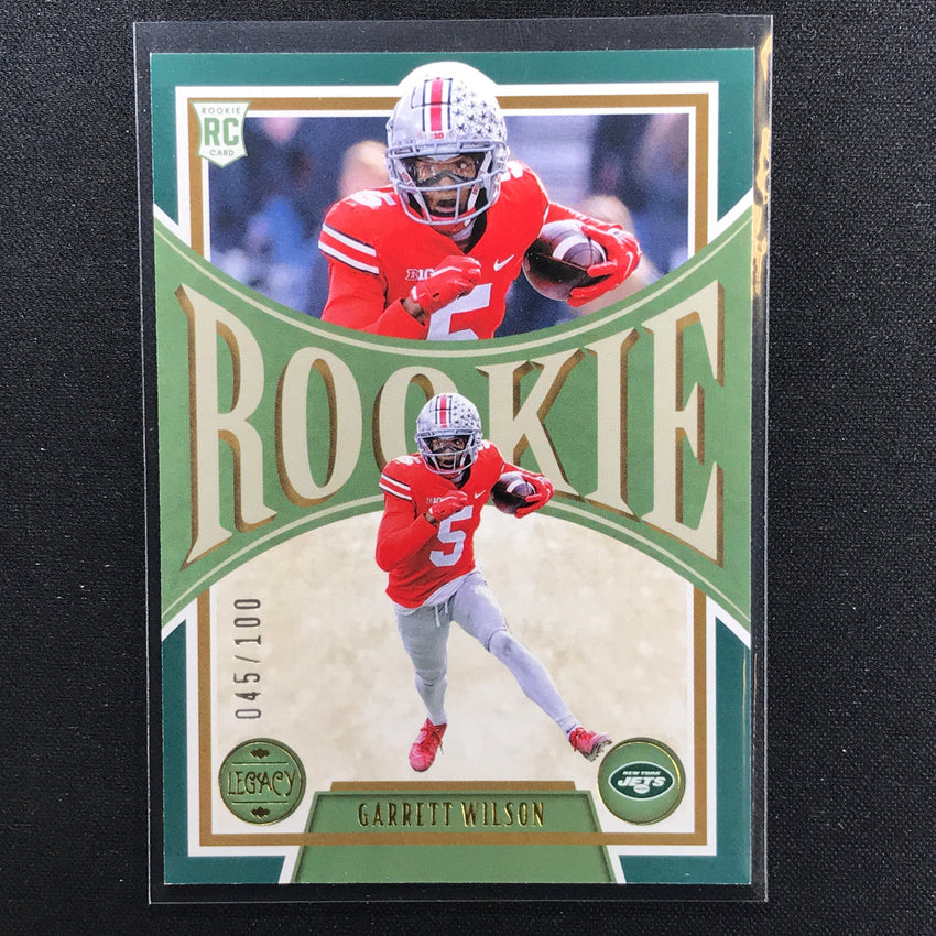 2022 Legacy Garrett Wilson Rookie Green 45/100