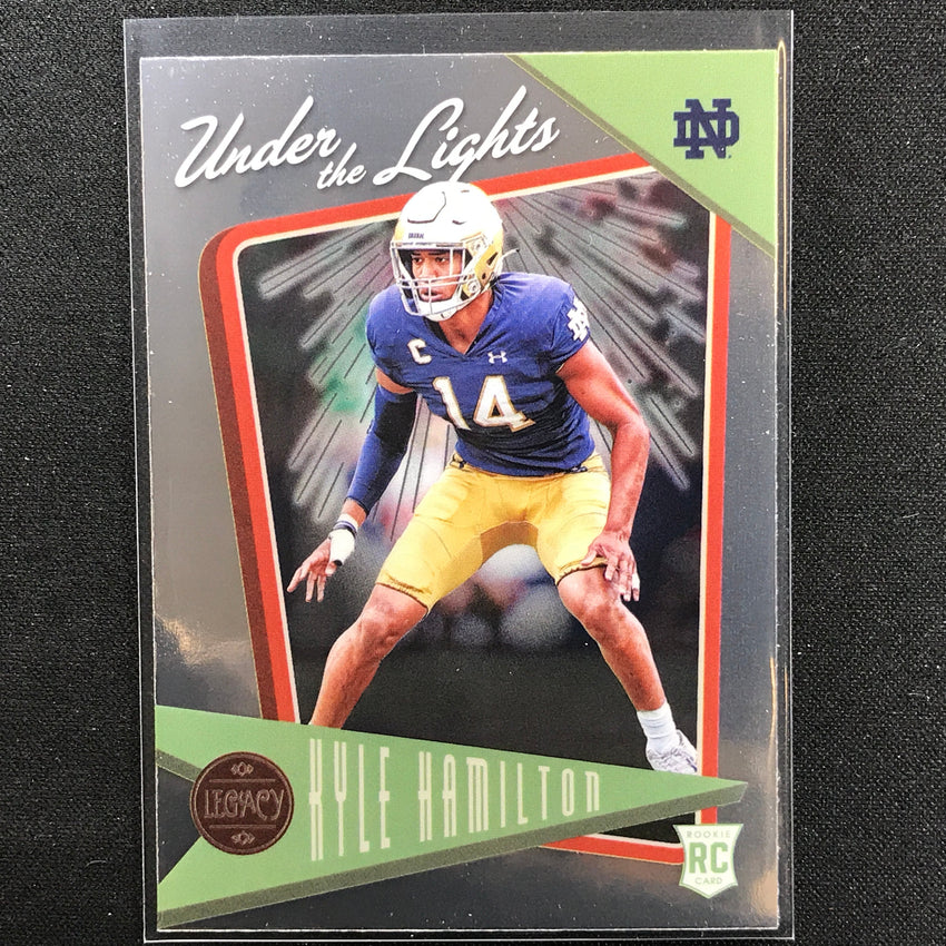 2022 Legacy KYLE HAMILTON Rookie Under the Lights Base #18