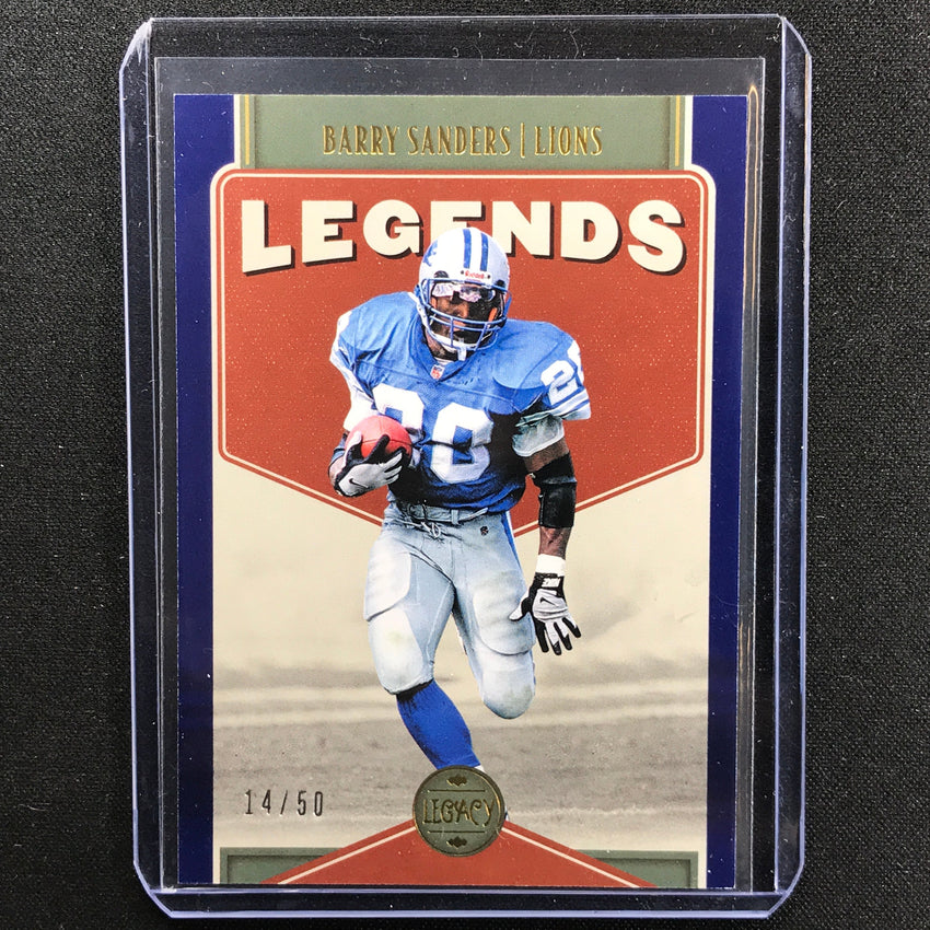 2022 Legacy Barry Sanders Legends Blue 14/50
