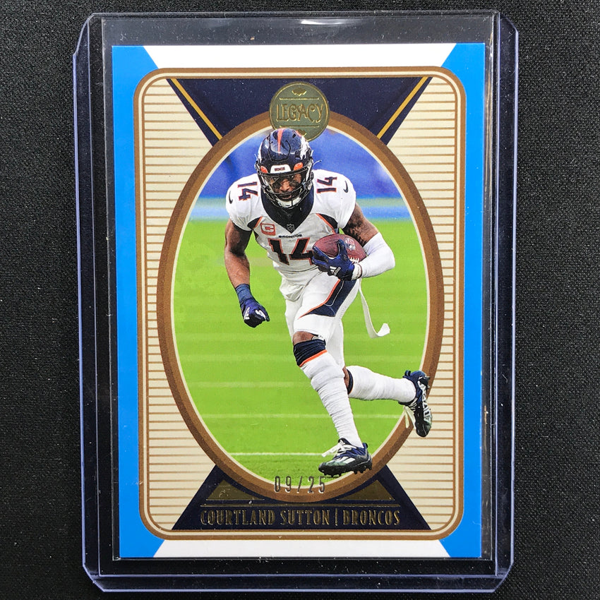 2022 Legacy Courtland Sutton Indigo 9/25