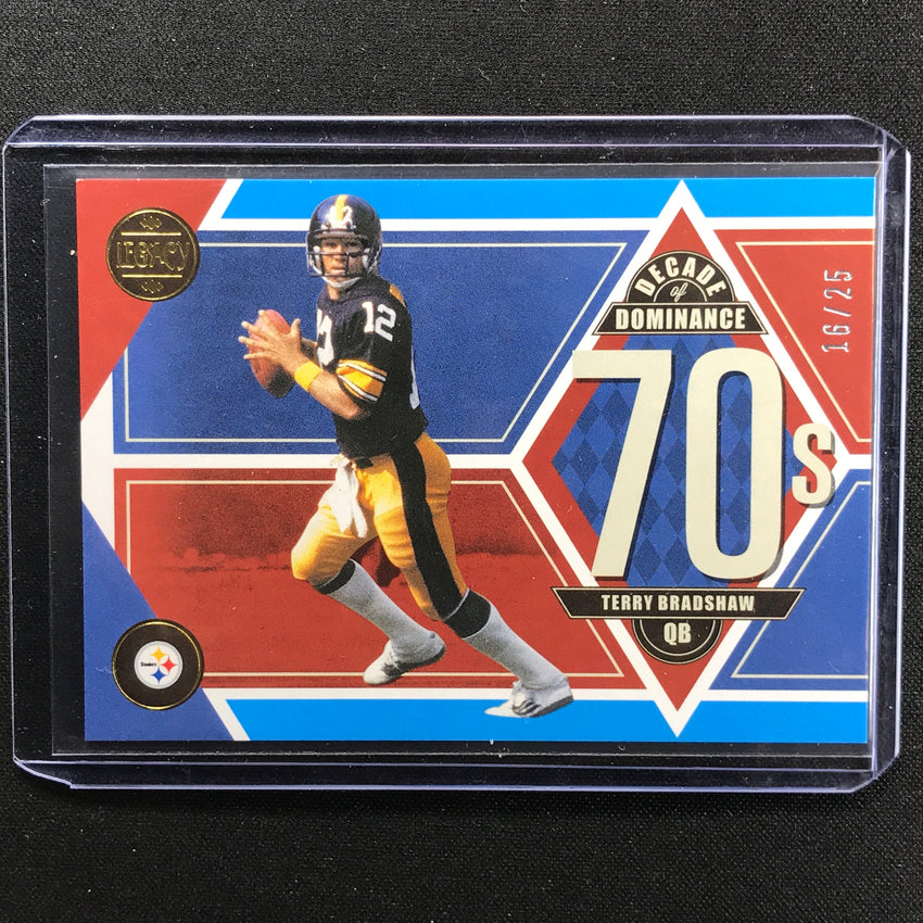 2022 Legacy Terry Bradshaw Decade Of Dominance Indigo 16/25