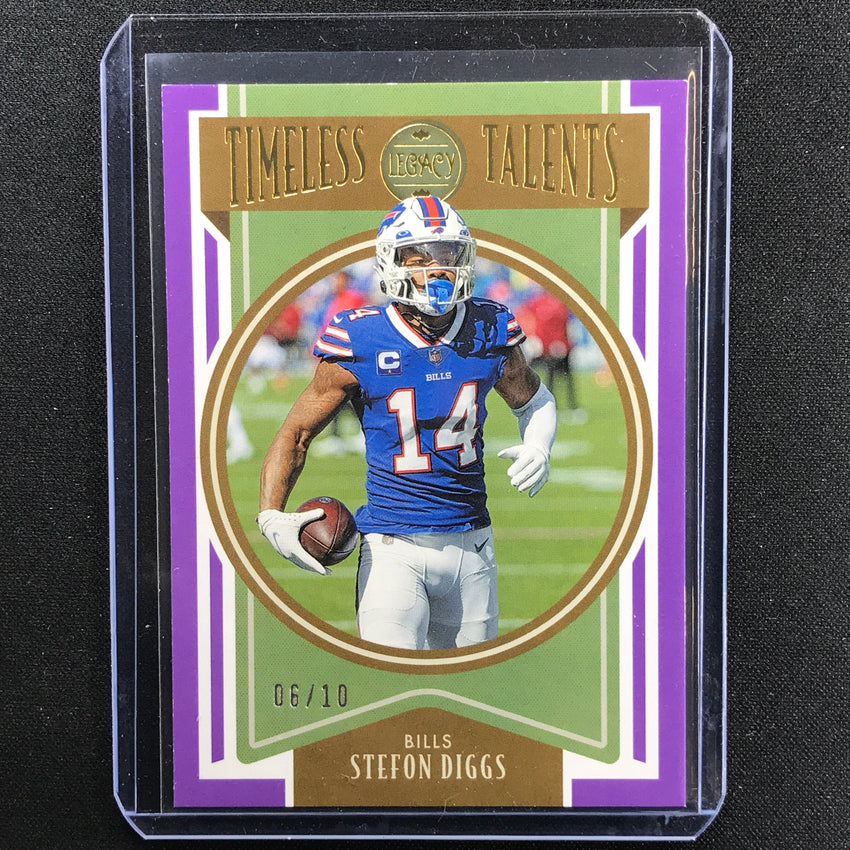2022 Legacy Stefon Diggs Timeless Talents Violet 6/10