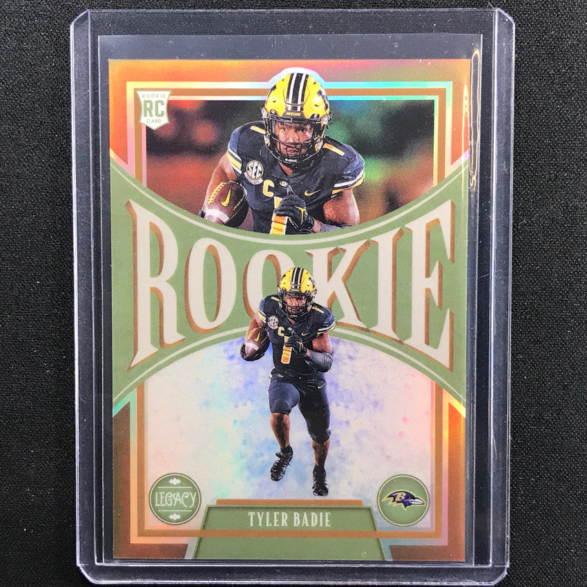2022 Legacy Tyler Badie Rookie Premium Edition Bronze 27/100