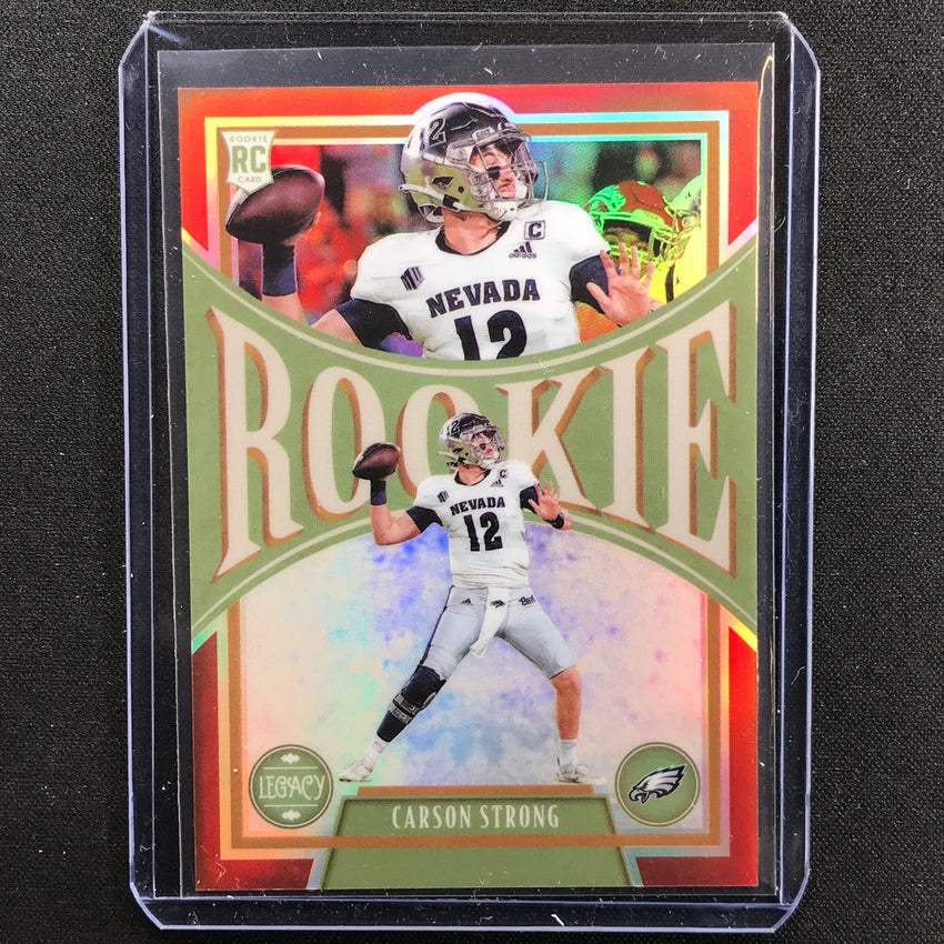 2022 Legacy Carson Strong Rookie Premium Edition Ruby 25/50