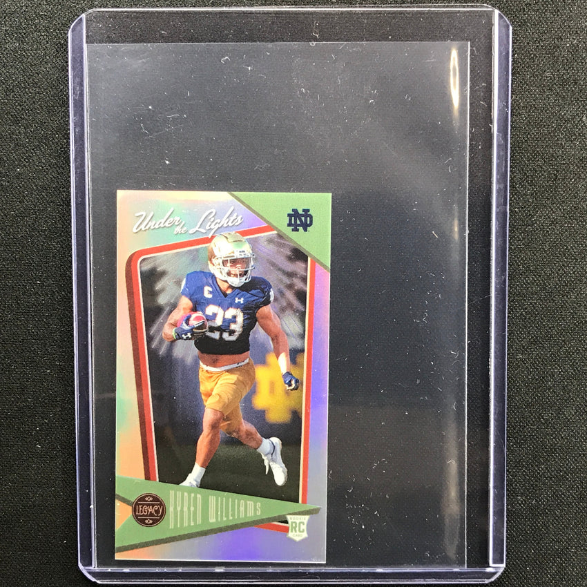 2022 Legacy KYREN WILLIAMS Rookie Under the Lights MINI Silver Prizm #21