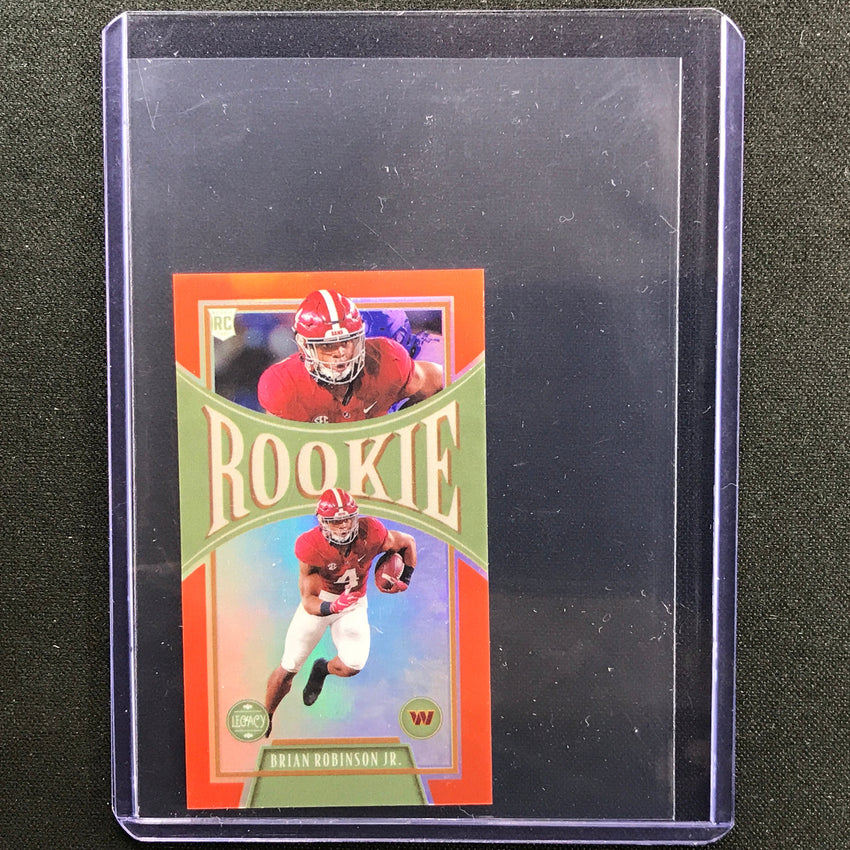 2022 Legacy Brian Robinson Jr. Rookie Premium Edition Mini Orange 1/125
