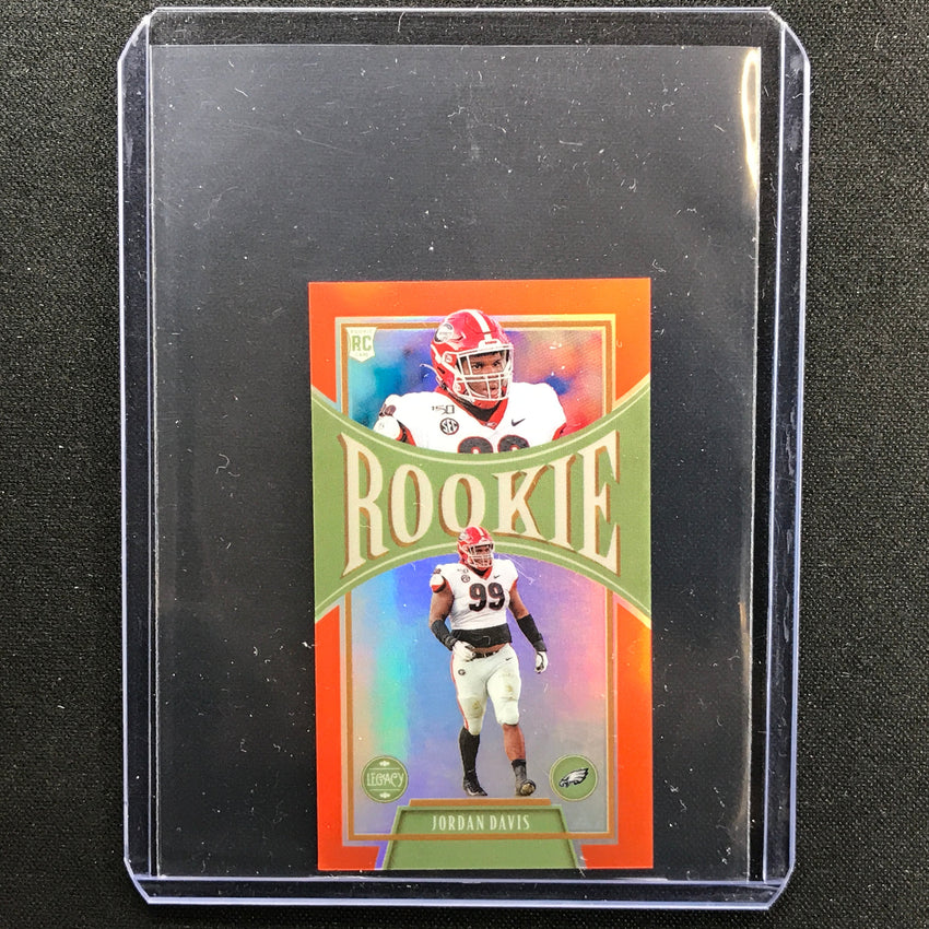 2022 Legacy Jordan Davis Rookie Premium Edition Mini Orange 71/125