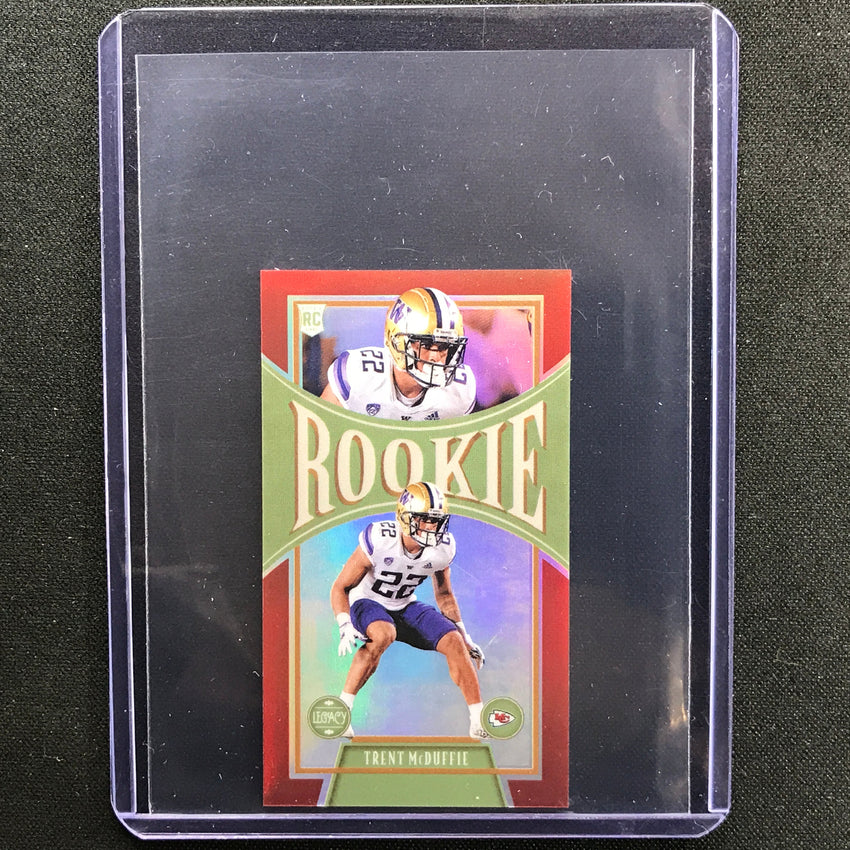 2022 Legacy Trent Mcduffie Rookie Premium Edition Mini Ruby 31/50