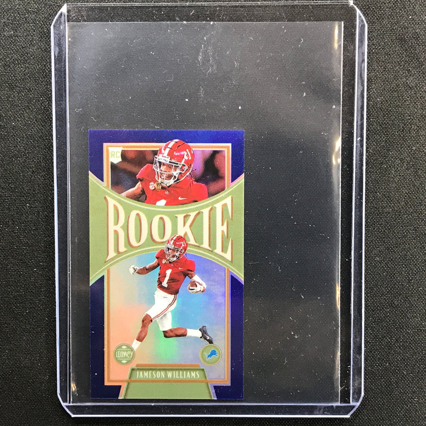 2022 Legacy Jameson Williams Rookie Premium Variation Mini Sapphire 11/20